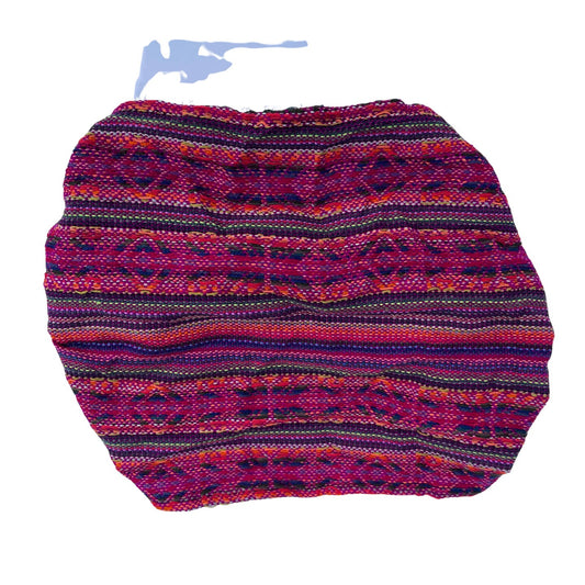 Wide Yoga Headband | Magenta Rainbow