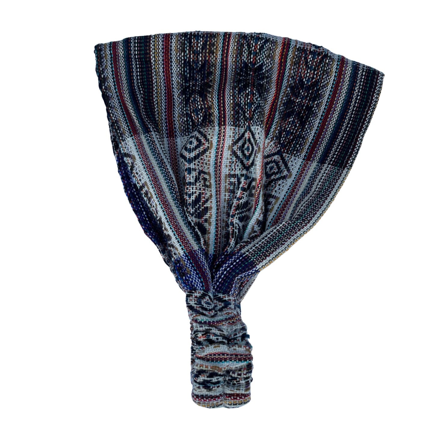 Wide Headband for Women and Men | Blue Brown Macchiato