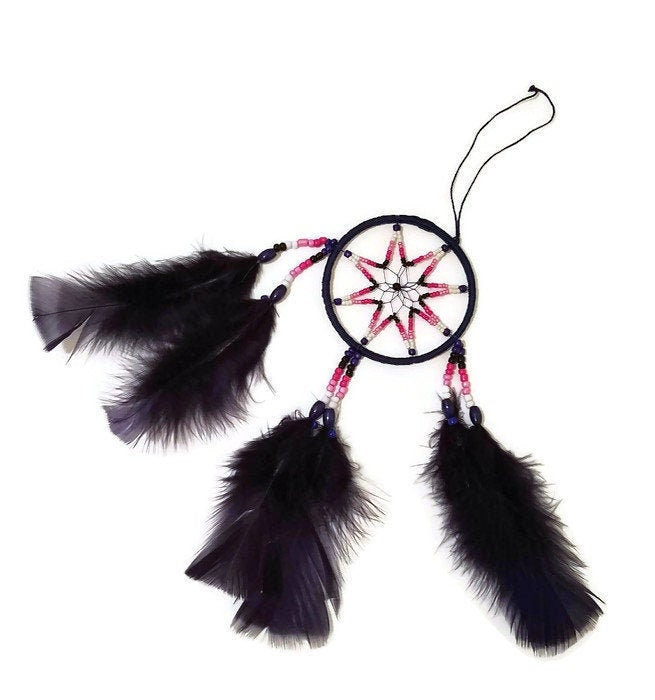 Boho Dream Catcher | Navy Blue Pink
