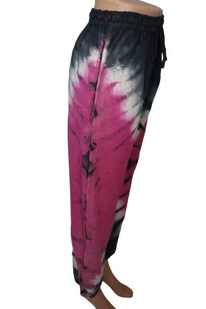 Tie Dye Pants Size M | Hippie Pants | Loungewear Womens Pants | Comfy Clothes | Mens Pants with Pockets | Father's Day Gift