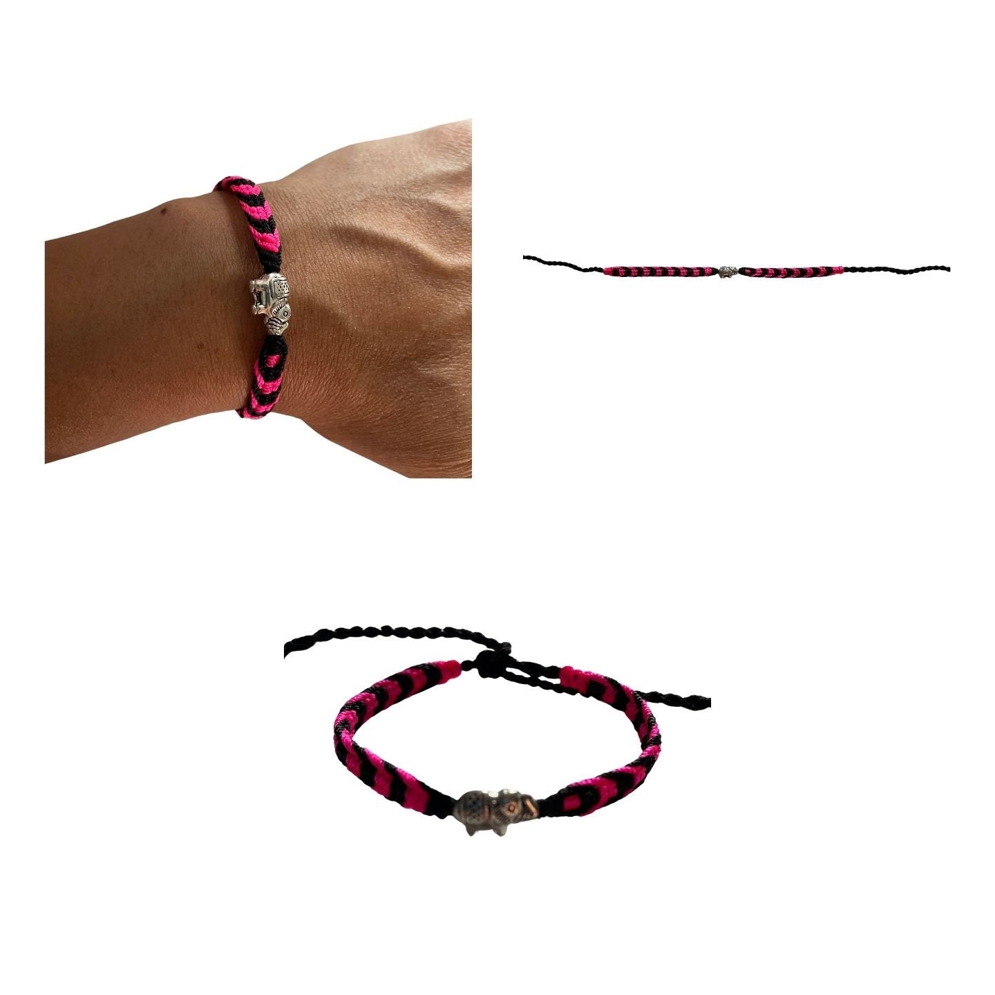 Elephant Adjustable Friendship Bracelet  for Men or Women