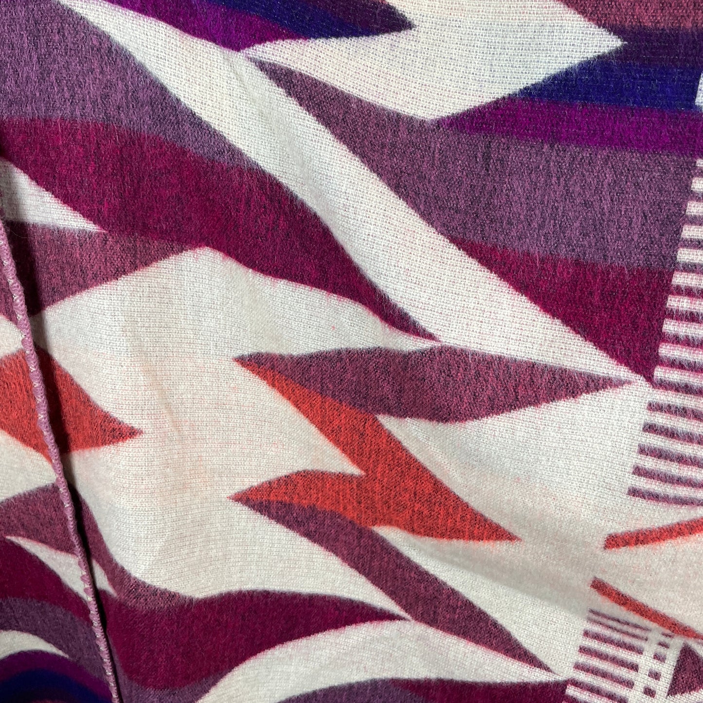 Warm Mens Wool Open Poncho Hoodie | Lilac Beige