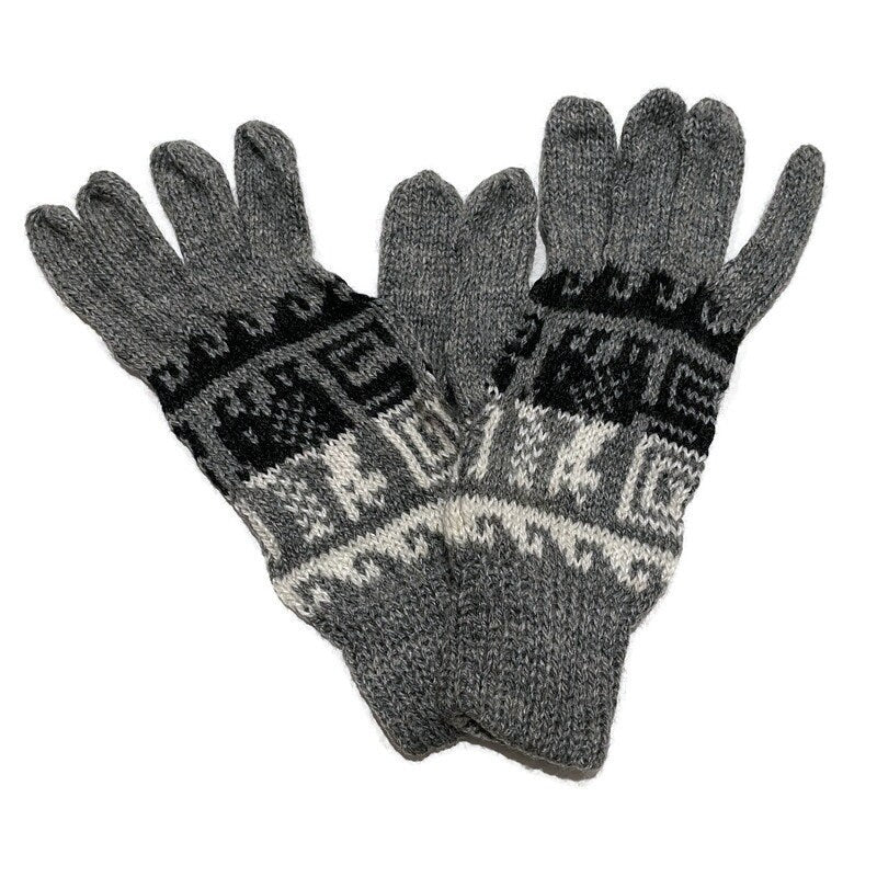 Soft & Warm Alpaca Knit Gloves for Winter Gloves | Hand Warmer | Wool Gloves Size SM Natural Colors