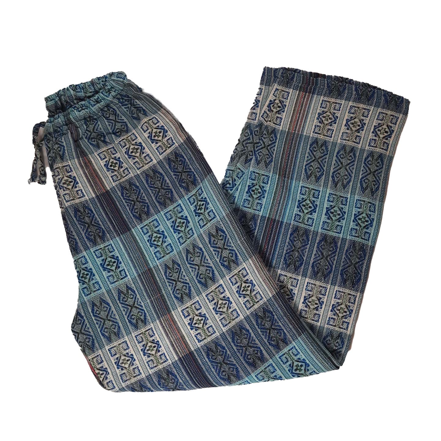 Pants Size L | Hippie Mens Pants | Comfy Clothes | Lounge Wear | Womens Pants with Hidden Pockets | Father's Day Gift