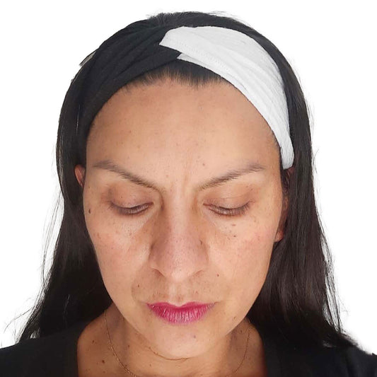 Twisted Headband | Black White