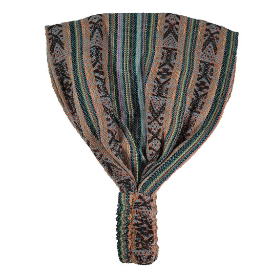 EXTRA LARGE Wide Boho Headband | Tan Brown