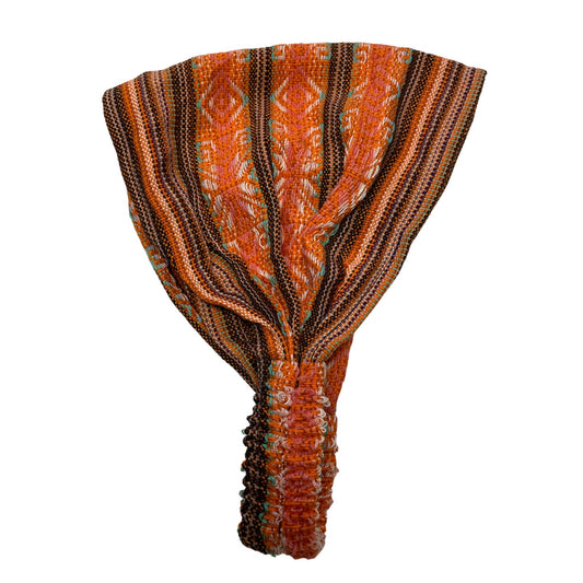 Hippie Wide Headbands Women and Men - Tiger White