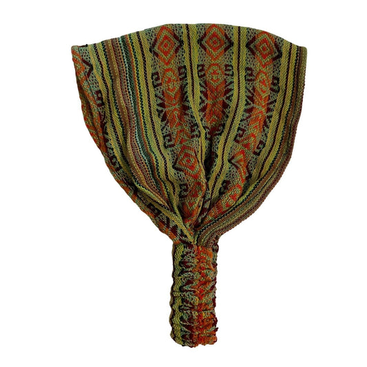 Wide Headband | Orange Light Green