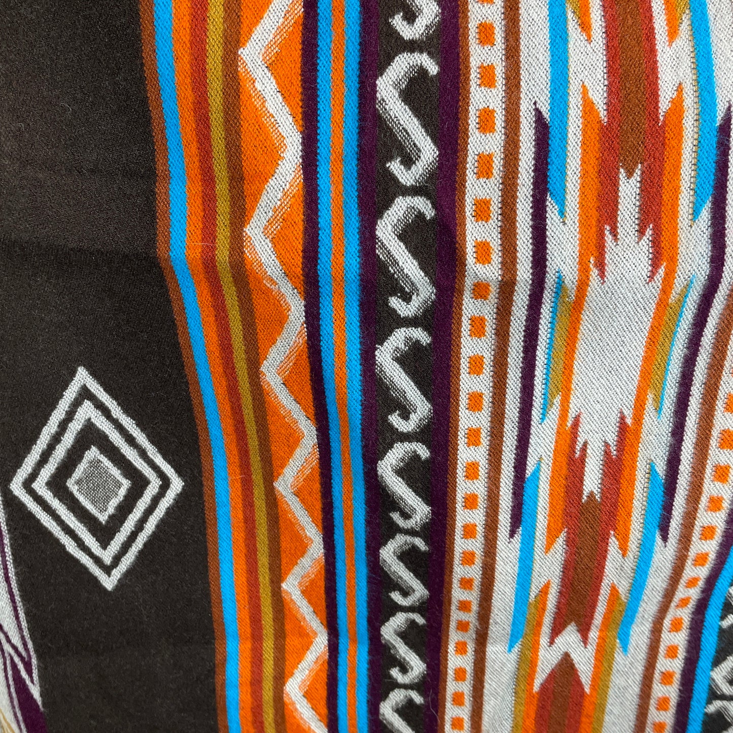 Versatile Men's and Women's Hooded Poncho | Chocolate Orange