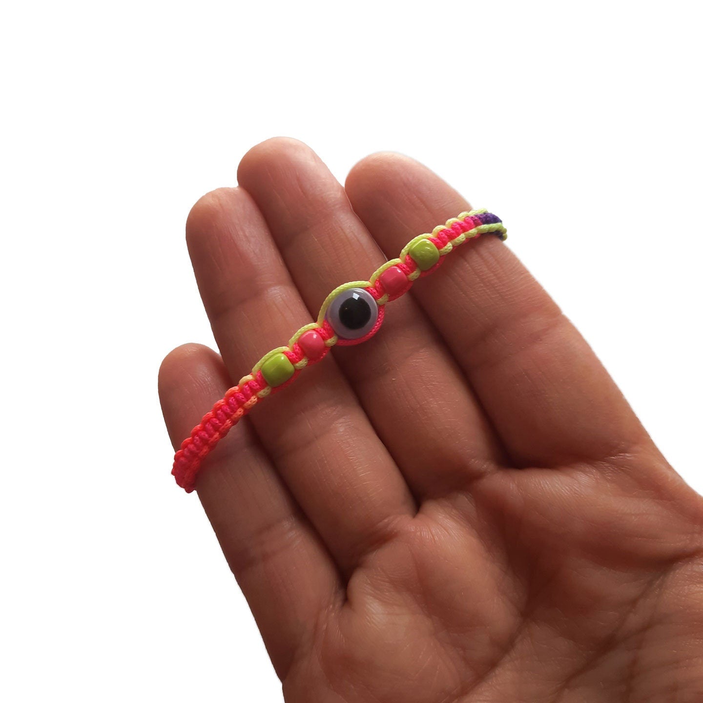 Adjustable Evil Eye Friendship Bracelet for Men or Women