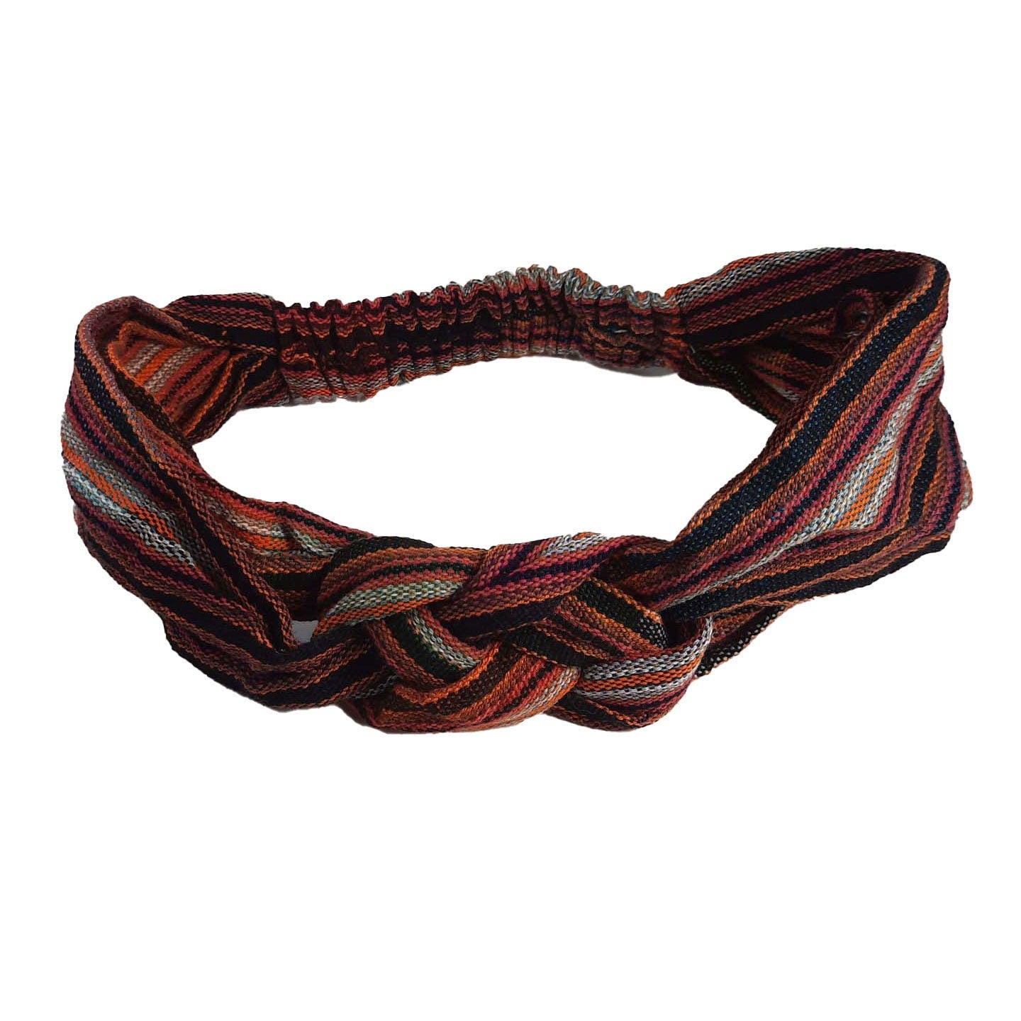 Braided Headband for Nurse | Dark Mandarin