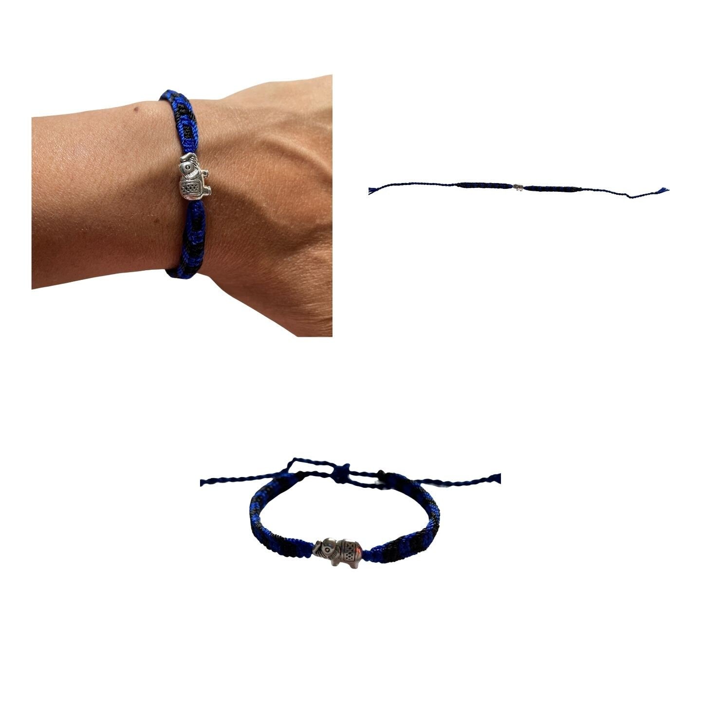 Elephant Adjustable Friendship Bracelet  for Men or Women