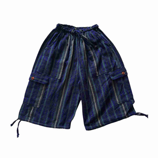 Unisex Cargo Shorts Size 2XL | Dark Blue Teal