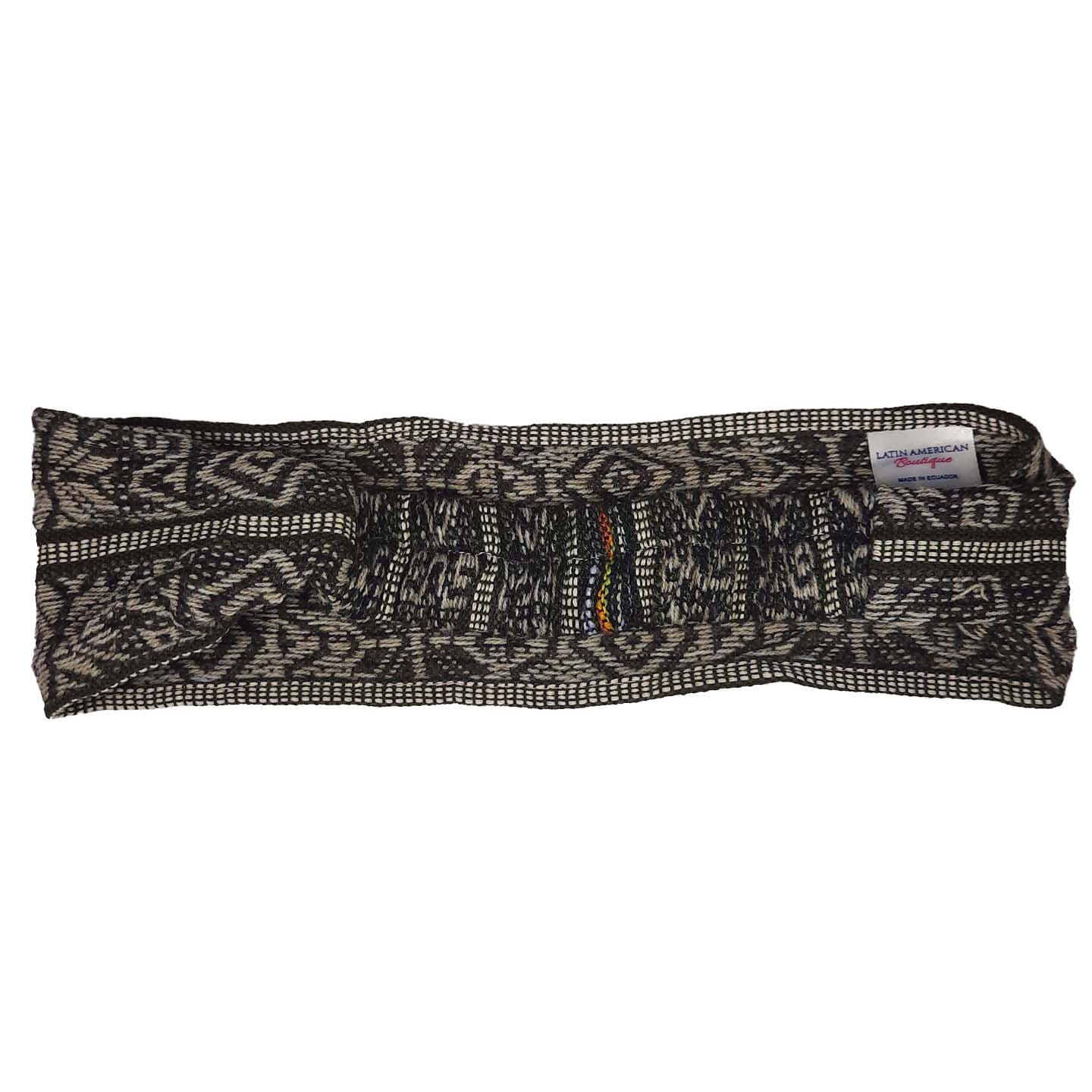 Narrow Skinny Headband for Women | Black Gray