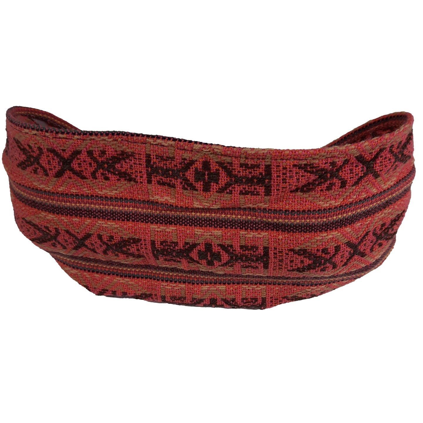 Wide Headband for Women & Men | Coral Brown