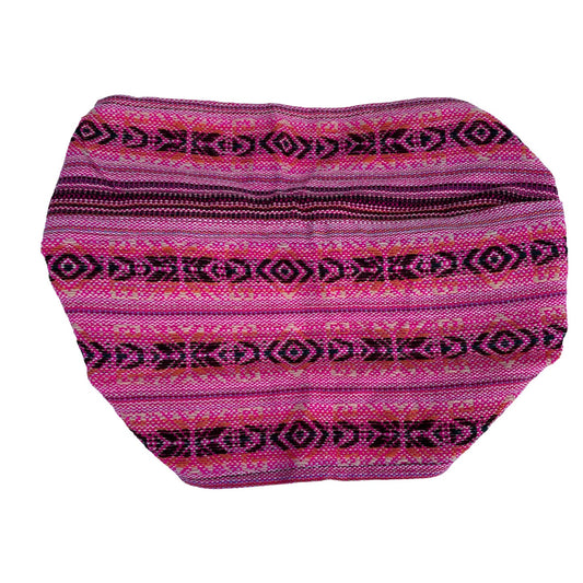 Wide Yoga Headband - Fuchsia Black