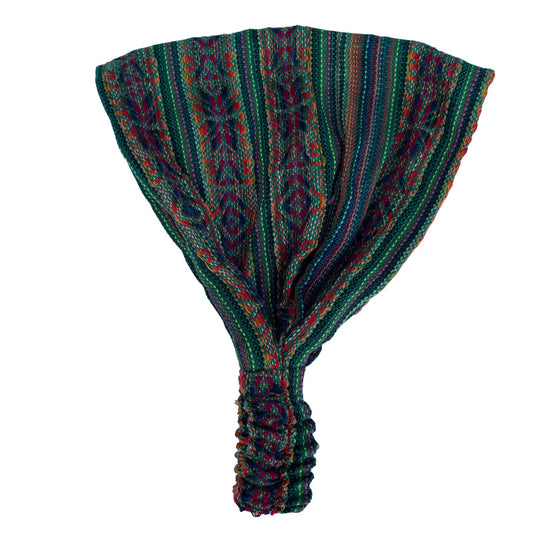 Wide Headbands for Women and Men | Basil Green Rainbow