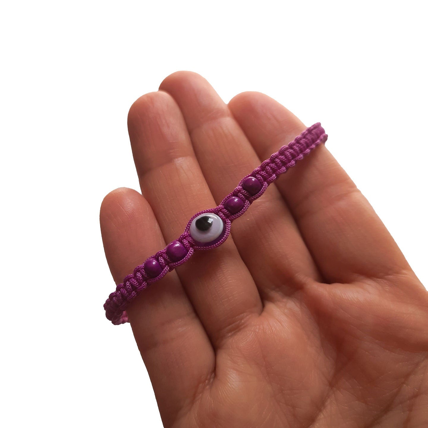 Adjustable Evil Eye Friendship Bracelet for Men or Women