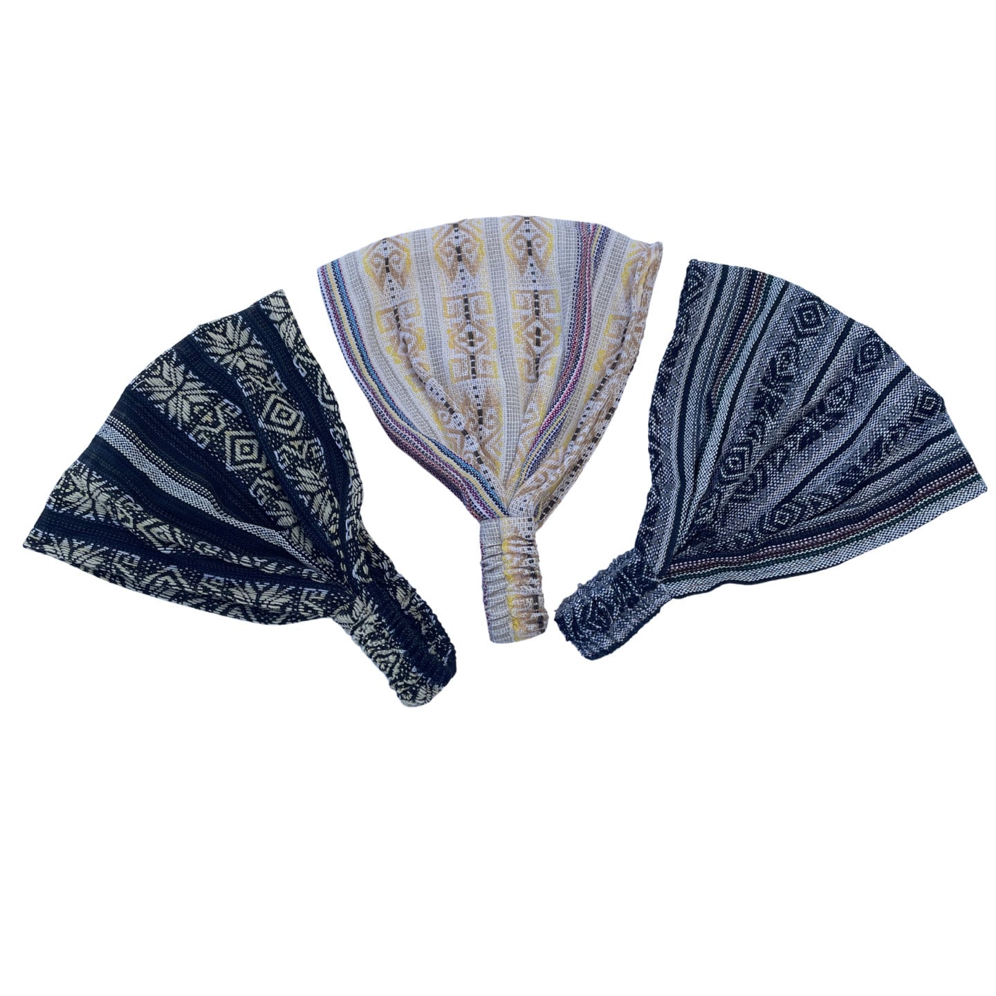 3 Pack Wide Yoga Headbands | One size Hairbands for Women and Men