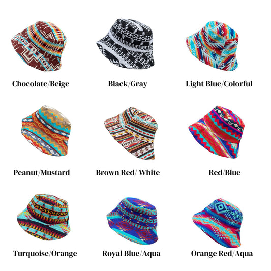 Reversible Cotton Bucket Hat - Trendy Beach Hat for Summer Adventures