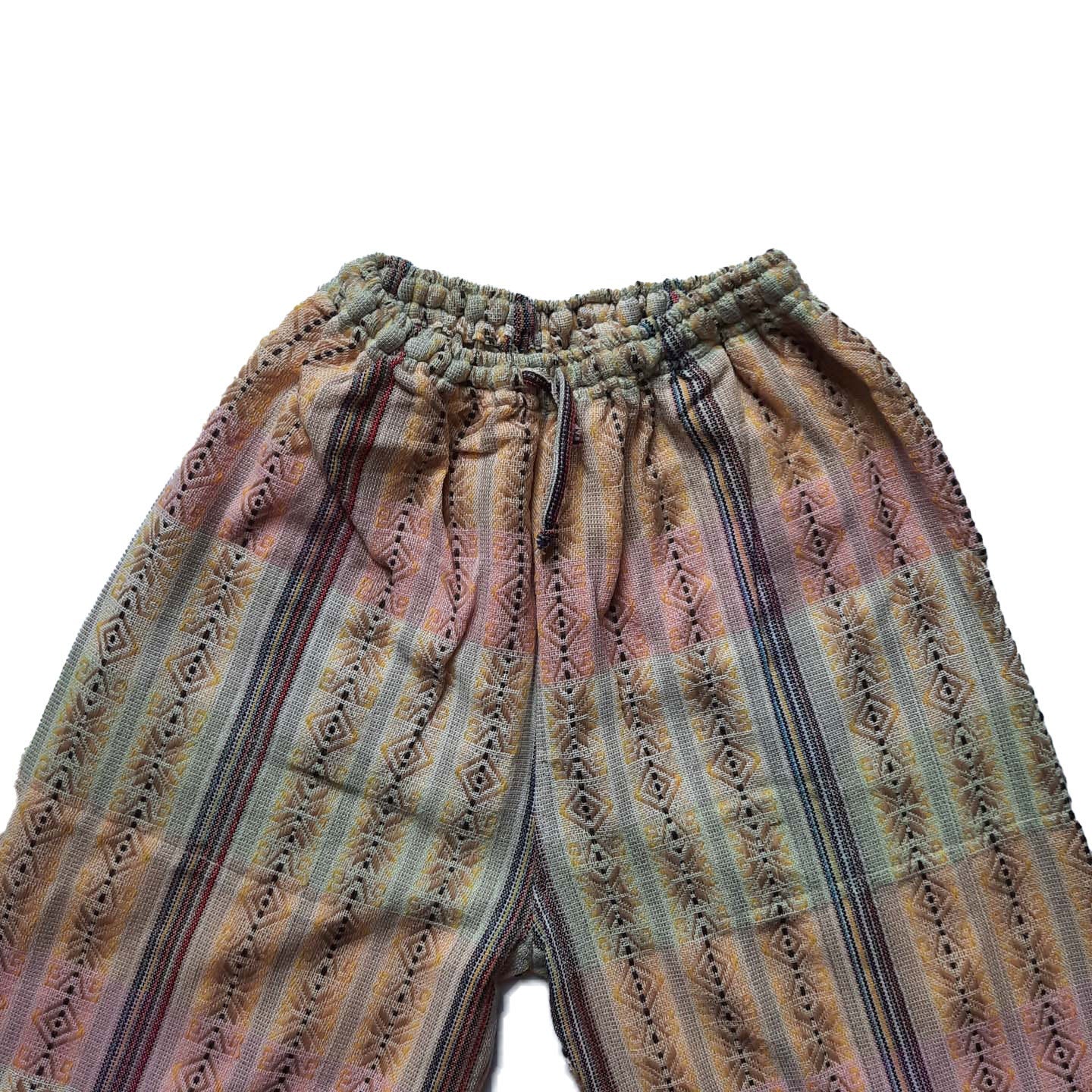 Pants Size XL | Hippie Pants | Loungewear Womens Pants | Comfy Clothes | Mens Pants with Hidden Pockets | Beige Pink | Father's Day Gift