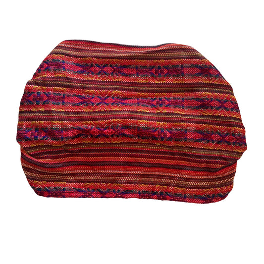 Wide Yoga Headband | Red Rainbow