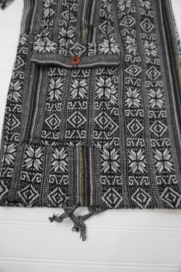 Shorts | Womens Shorts | Mens Shorts | Hippie Shorts | Cargo Shorts with Pockets | Black White | Lounge Wear