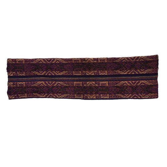 Narrow Headband for Women & Men | Purple Brown