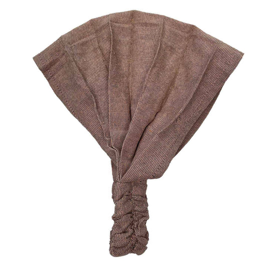 Wide Boho Yoga Headband | Pale Rosette