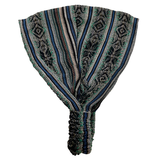 Stylish Boho Wide Headband for Women and Men | Gray Black Green - One Size