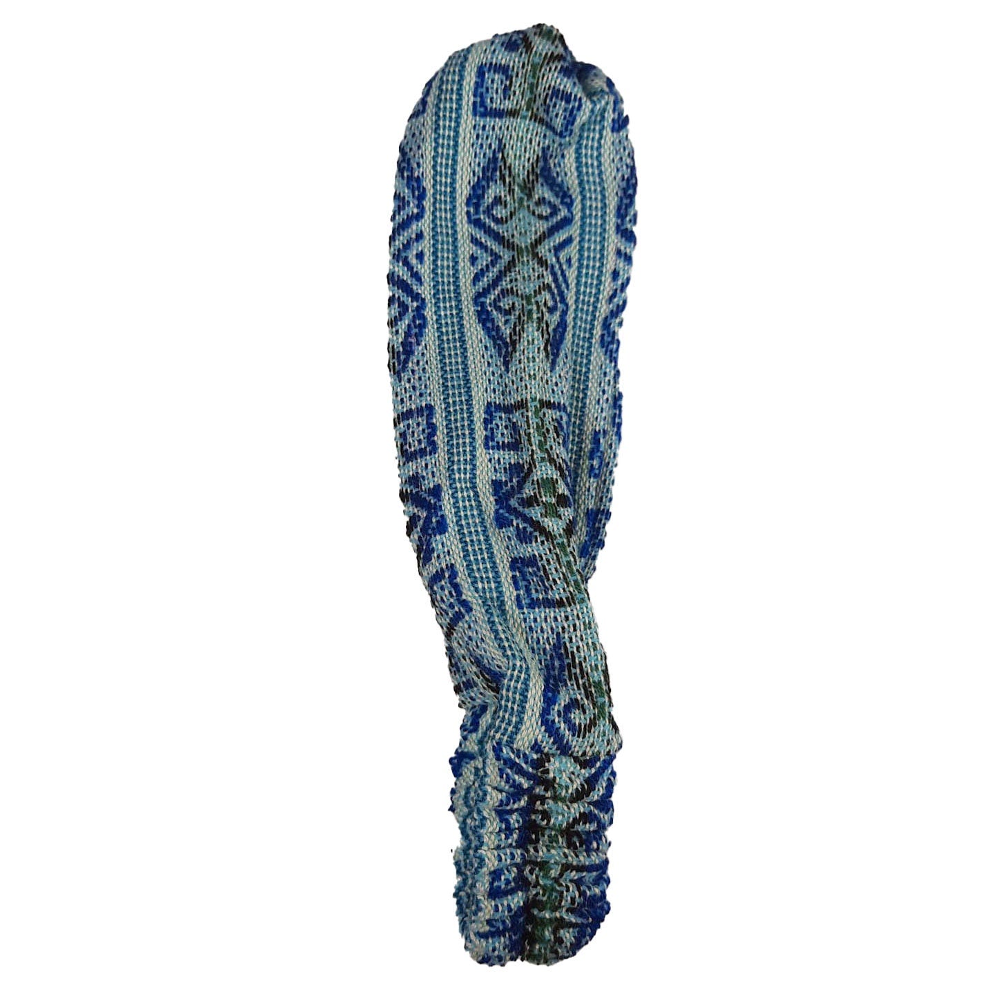 Twist Headband | Light Blue White