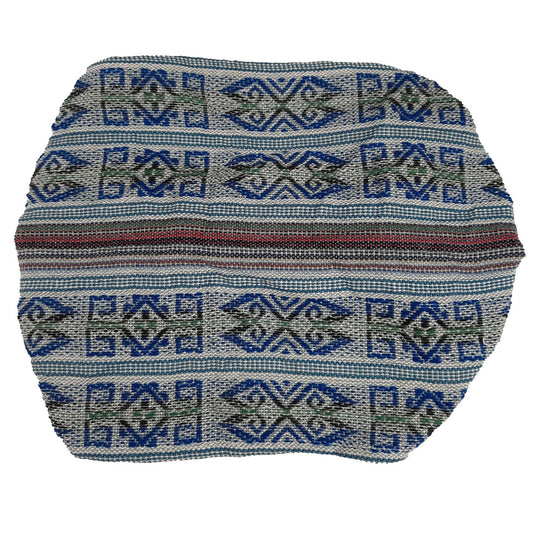 EXTRA LARGE Wide Yoga Headband | Dark Blue White