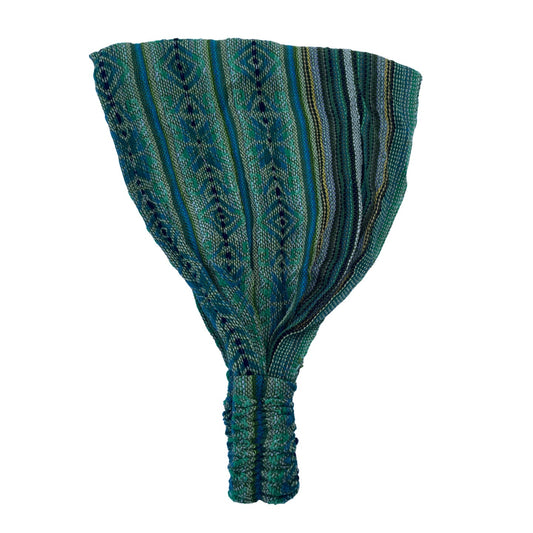 Wide Boho Yoga Headband | Pine Green Teal