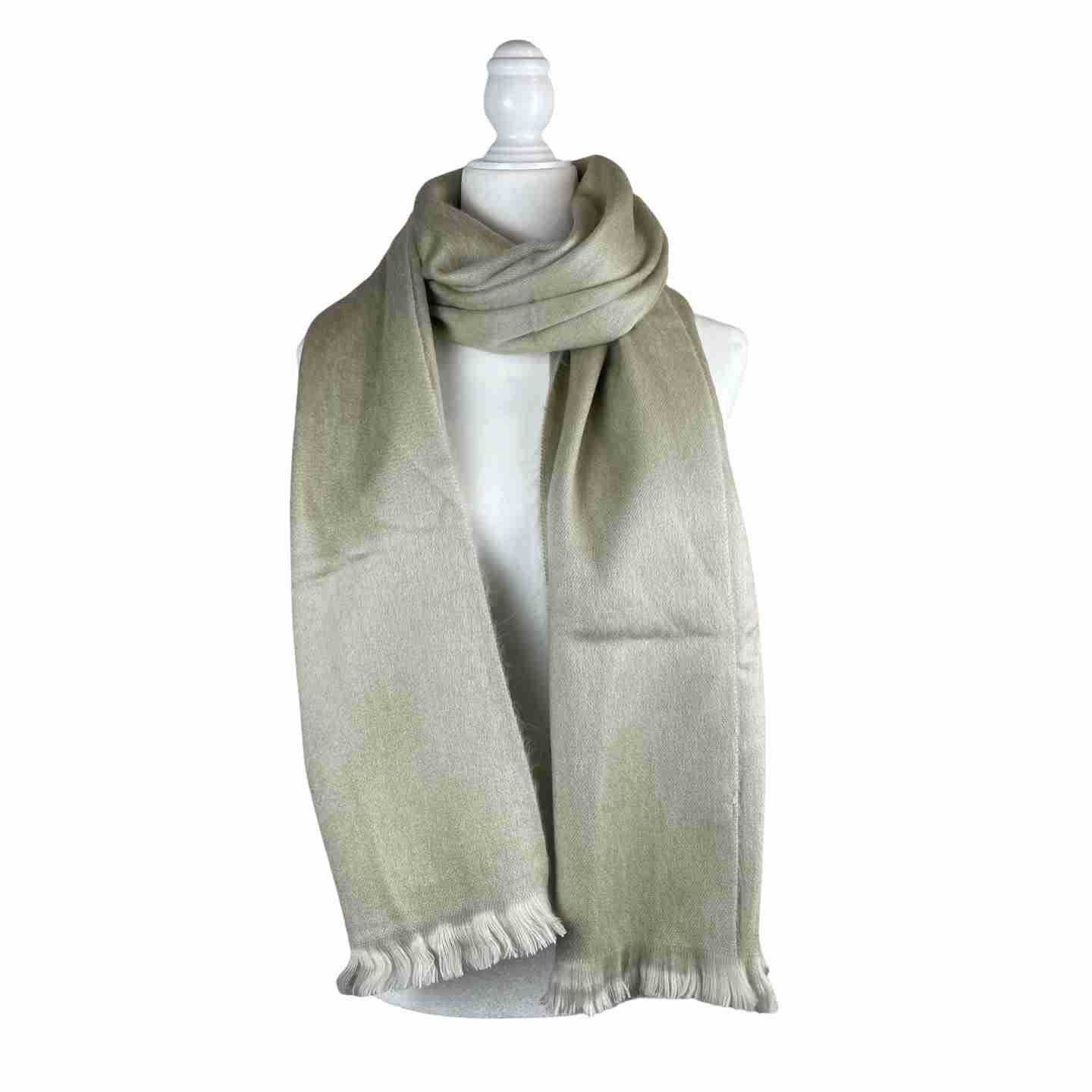 Soft and Warm Shoulder Shawl Wrap | Handcrafted Rebozo | Ecru Neutral