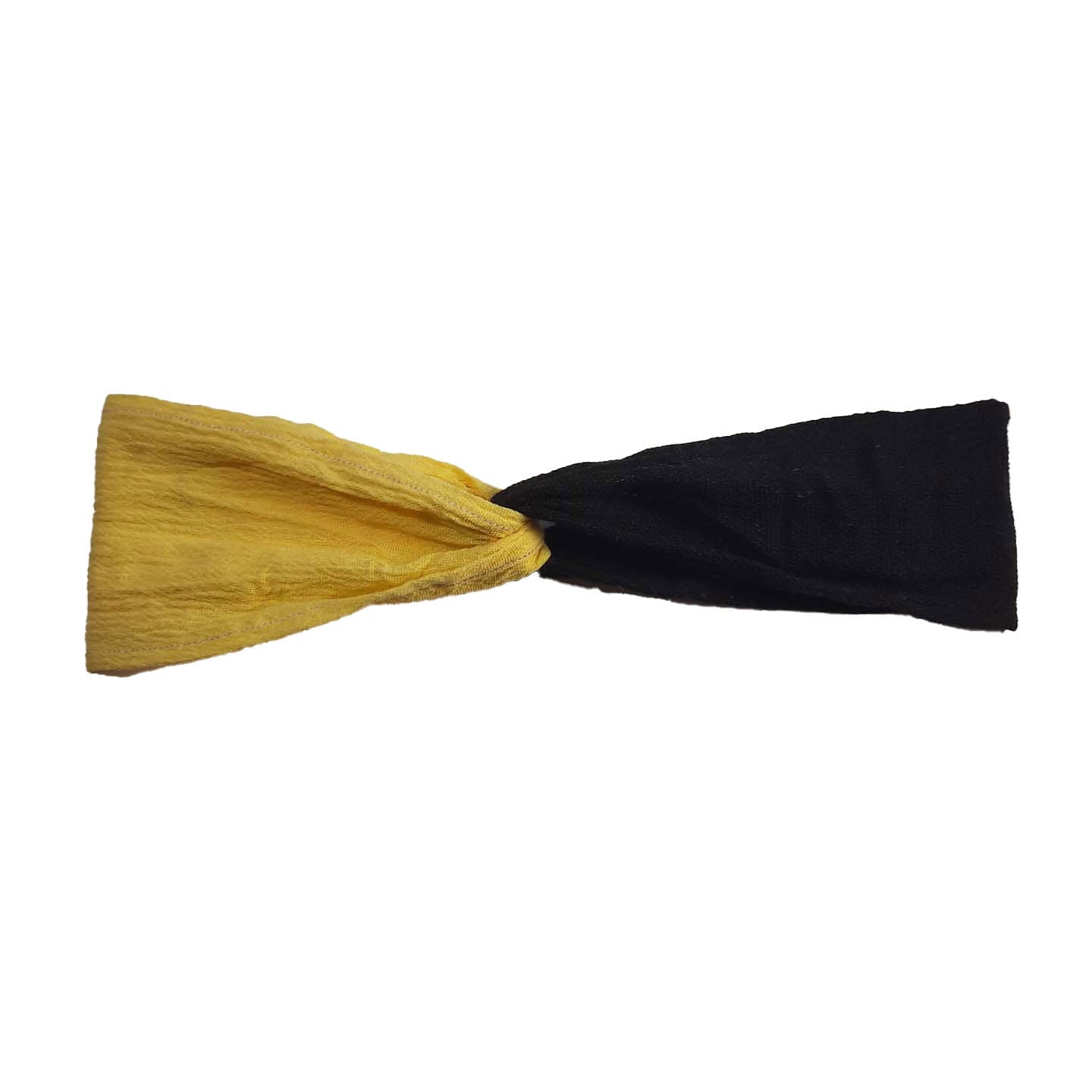 Twisted Headband | Yellow Black
