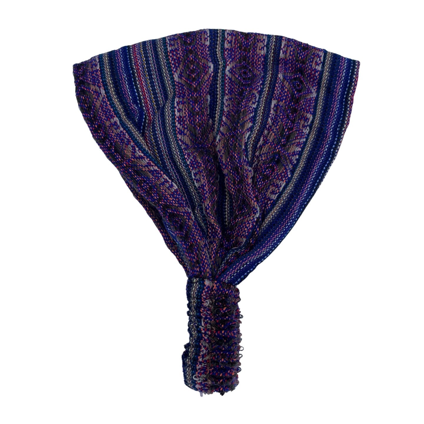 Wide Yoga Headband |  Deep Violet Brown