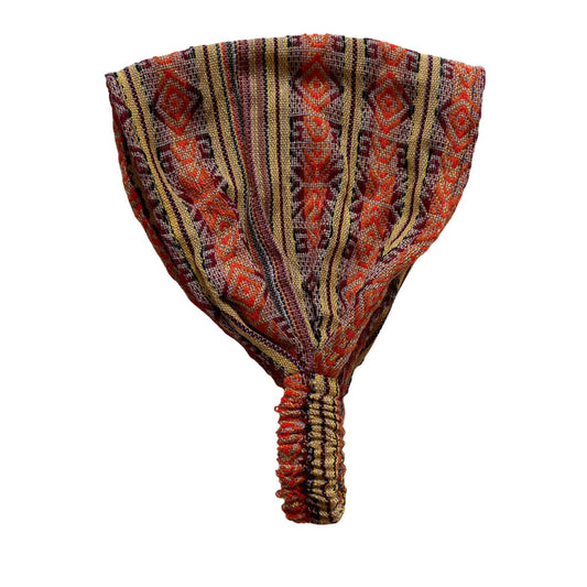 Wide Yoga Headband | Orange Mustard Lavender