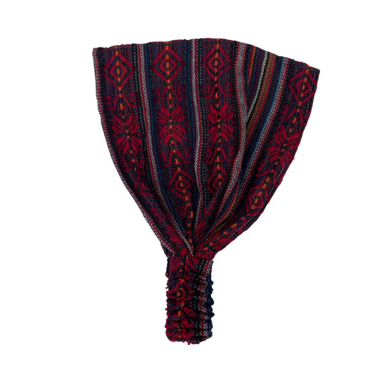 Wide Yoga Headband | Red Navy