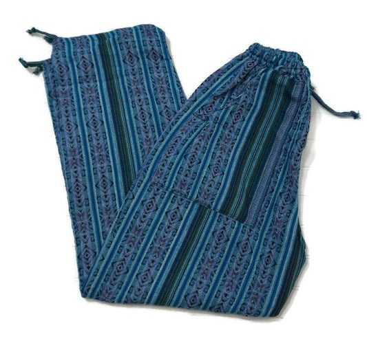 Hippie Pants Size XL | Turquoise Purple