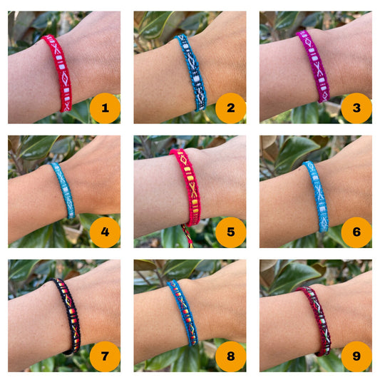 Adjustable Woven Friendship Bracelet For Men & Women