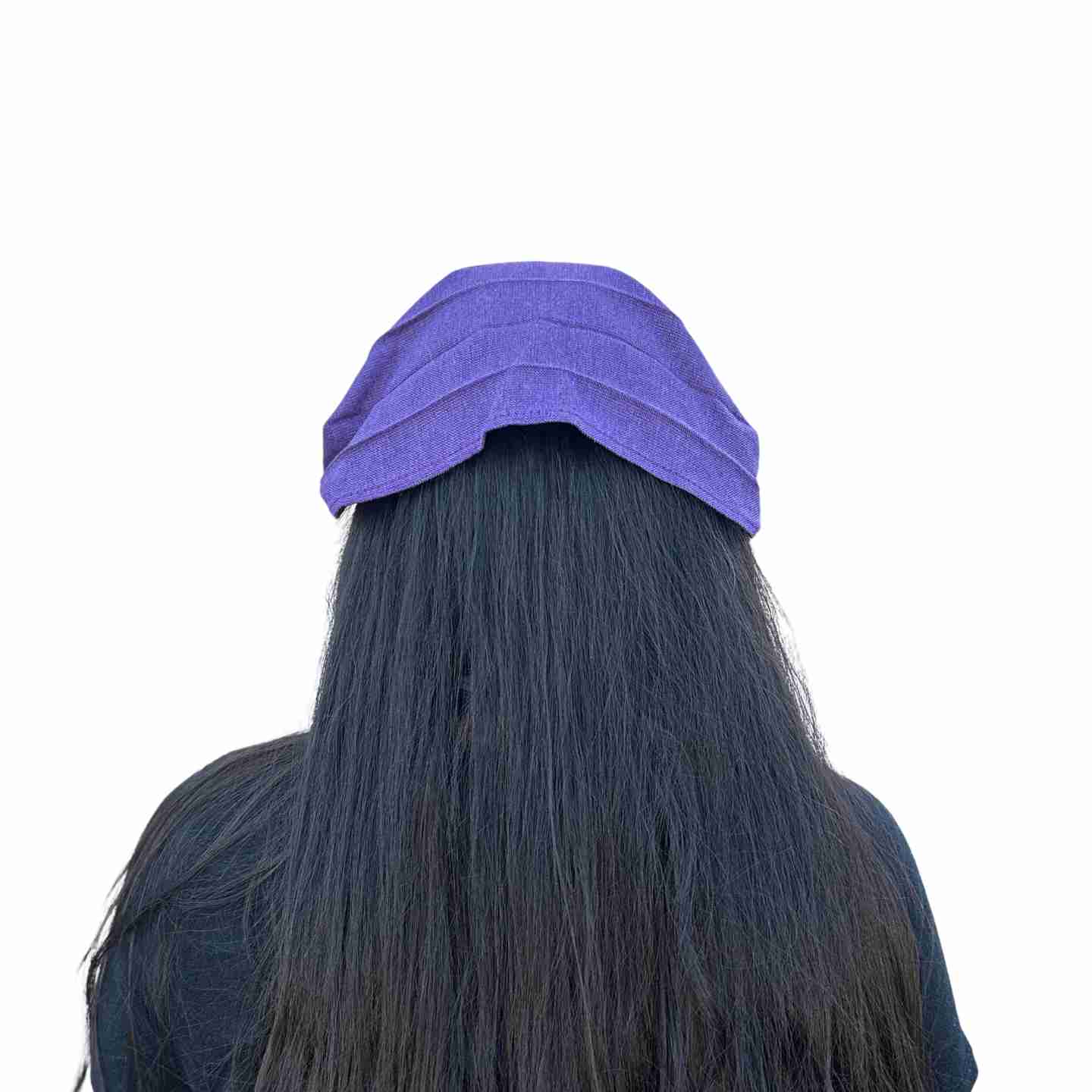 Stretchy Wide Headband for Women and Men, Solid Colors, Discover our soft cotton blend, adjustable, and elastic wide headband. Perfect for sports or yoga, handmade by Ecuadorian artisans.