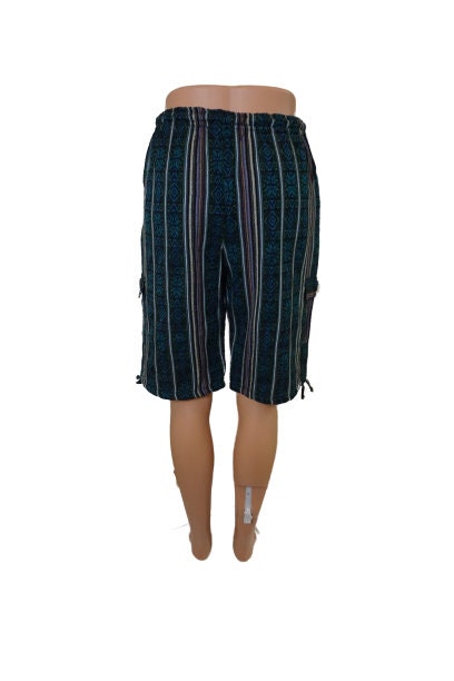 Shorts Size S | ippie Shorts | Dark Blue Black Comfy Clothes| Cargo Shorts | Lounge Wear | Father's Day Gift