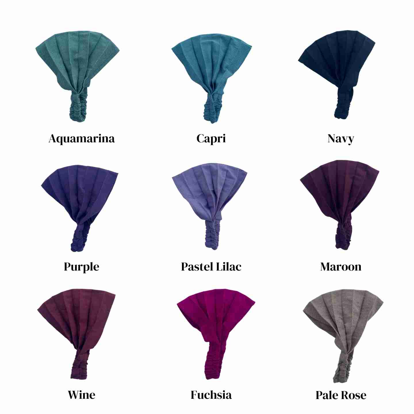 Stretchy Wide Headband for Women and Men, Solid Colors, Discover our soft cotton blend, adjustable, and elastic wide headband. Perfect for sports or yoga, handmade by Ecuadorian artisans.