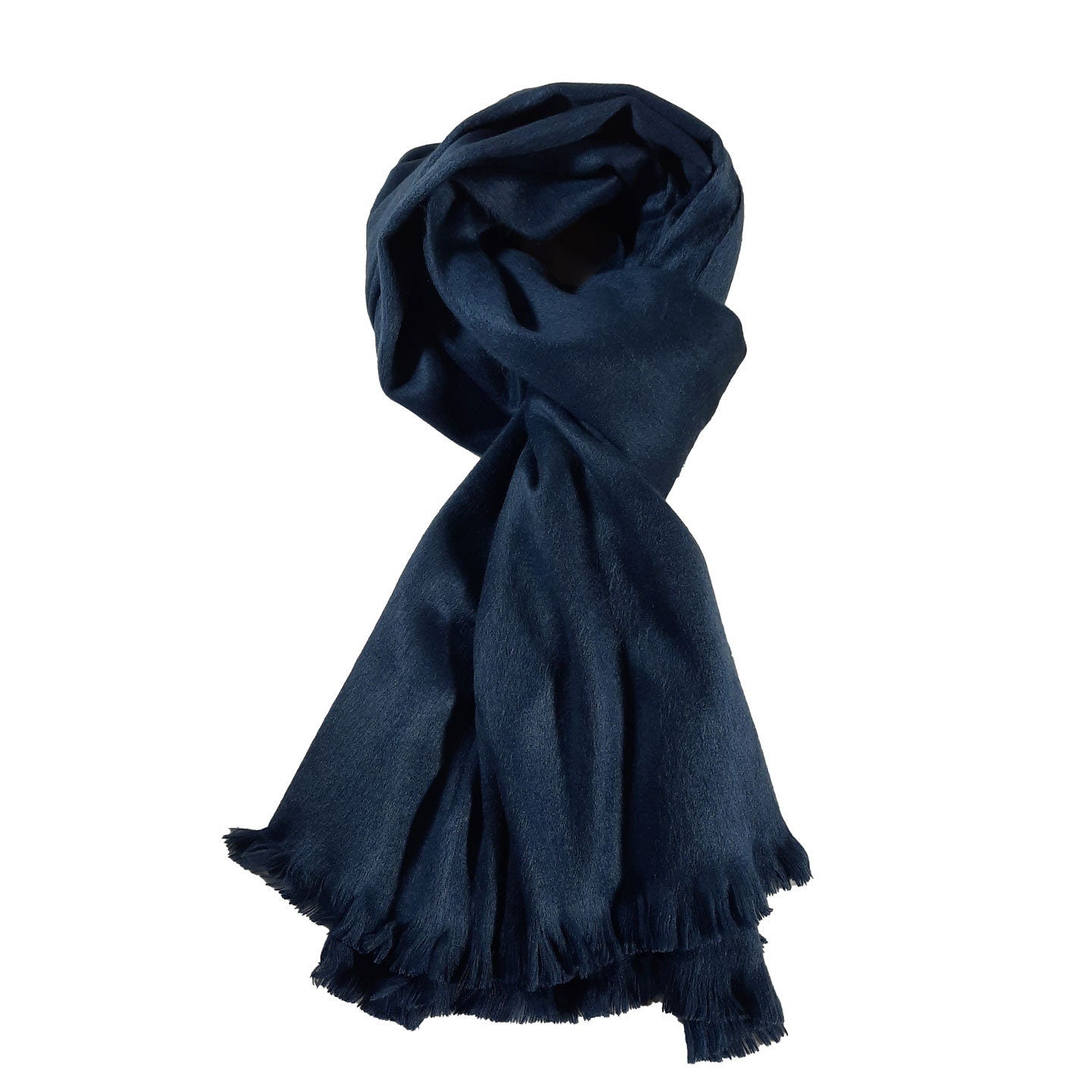 Alpaca shawl | Extra Long Scarf | Blue