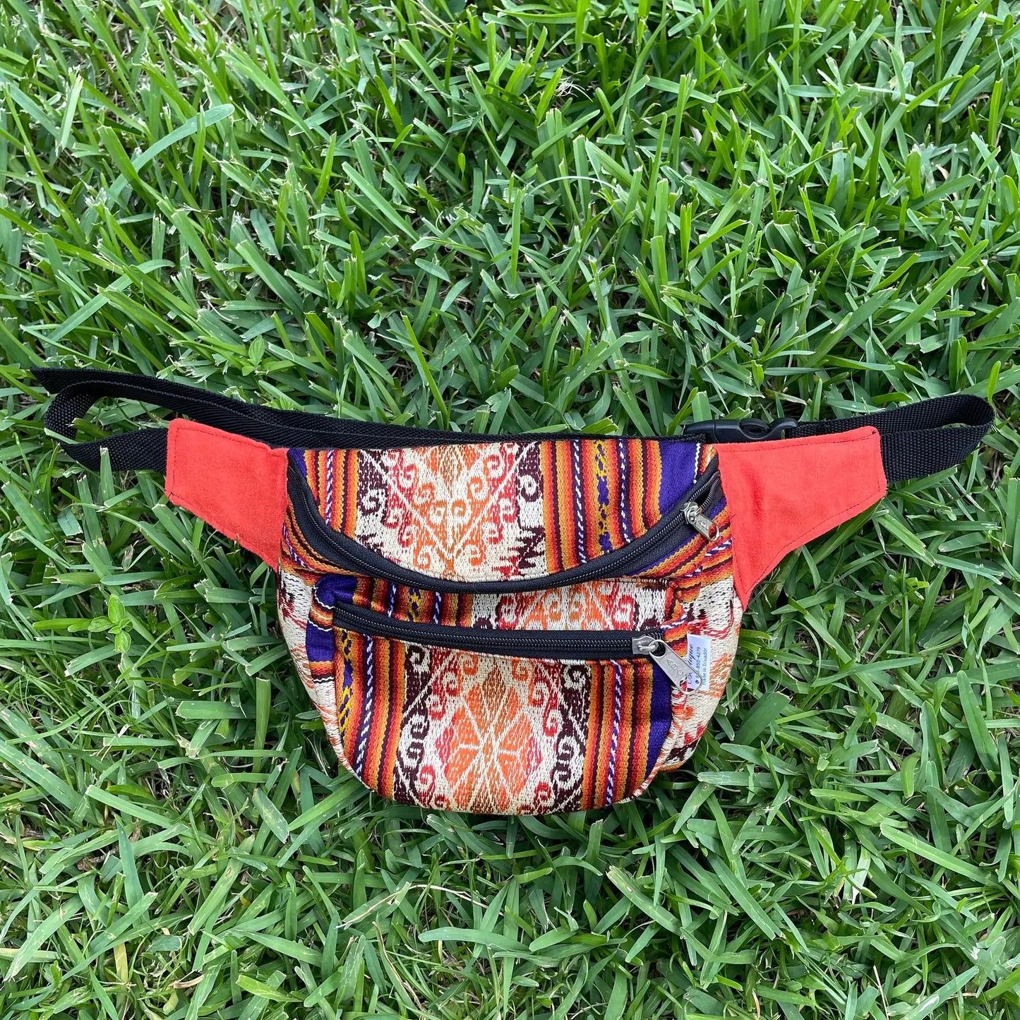 Festival Zipper Fanny Pack | Gold Purple