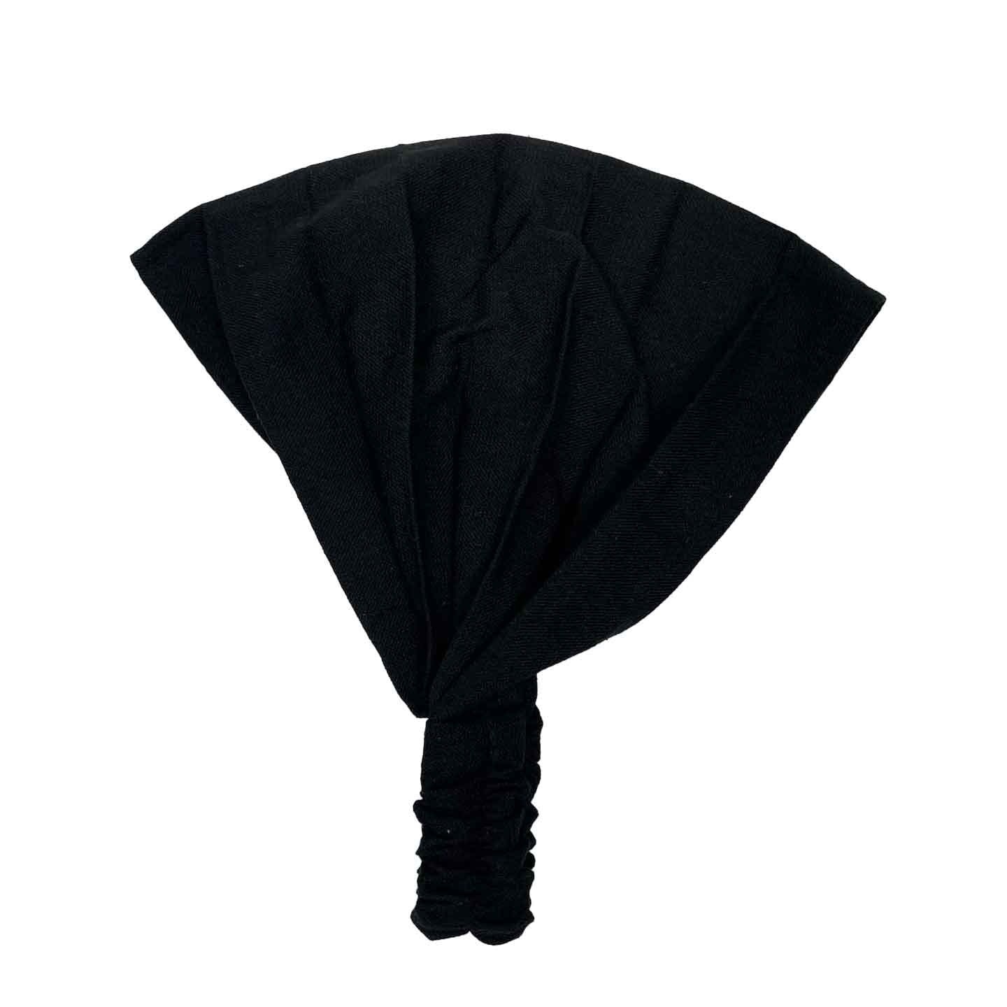 Wide Yoga Black Headband