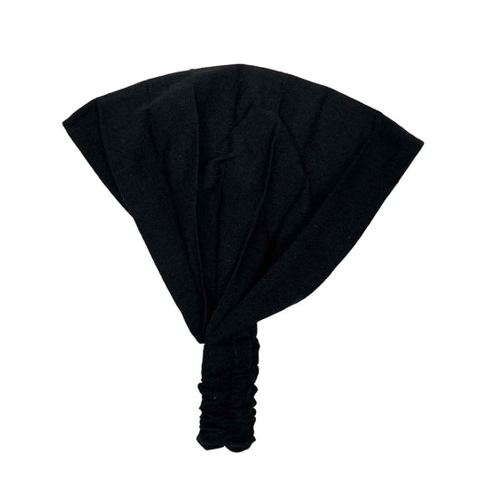 Wide Yoga Black Headband