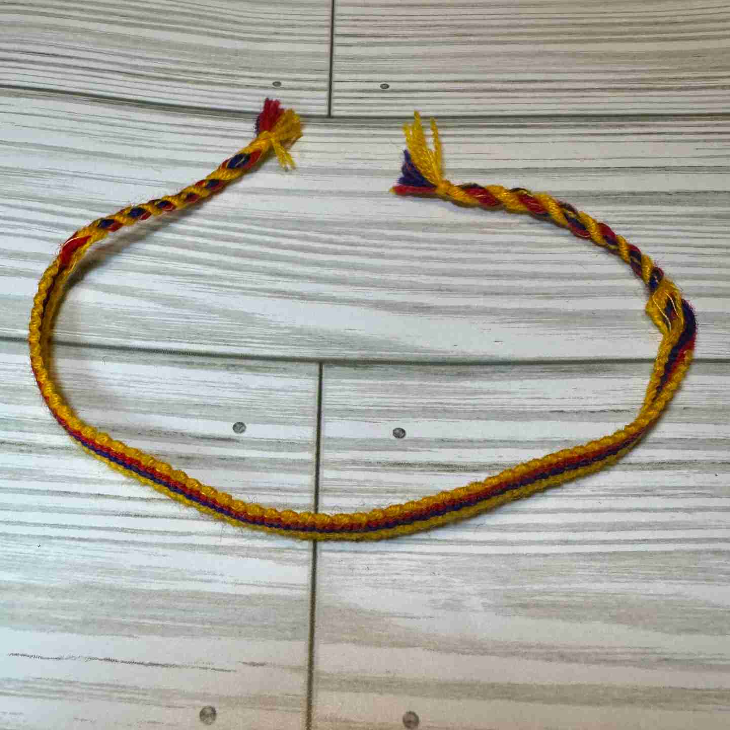 Colombian Flag Adjustable Friendship Bracelet for Men or Women