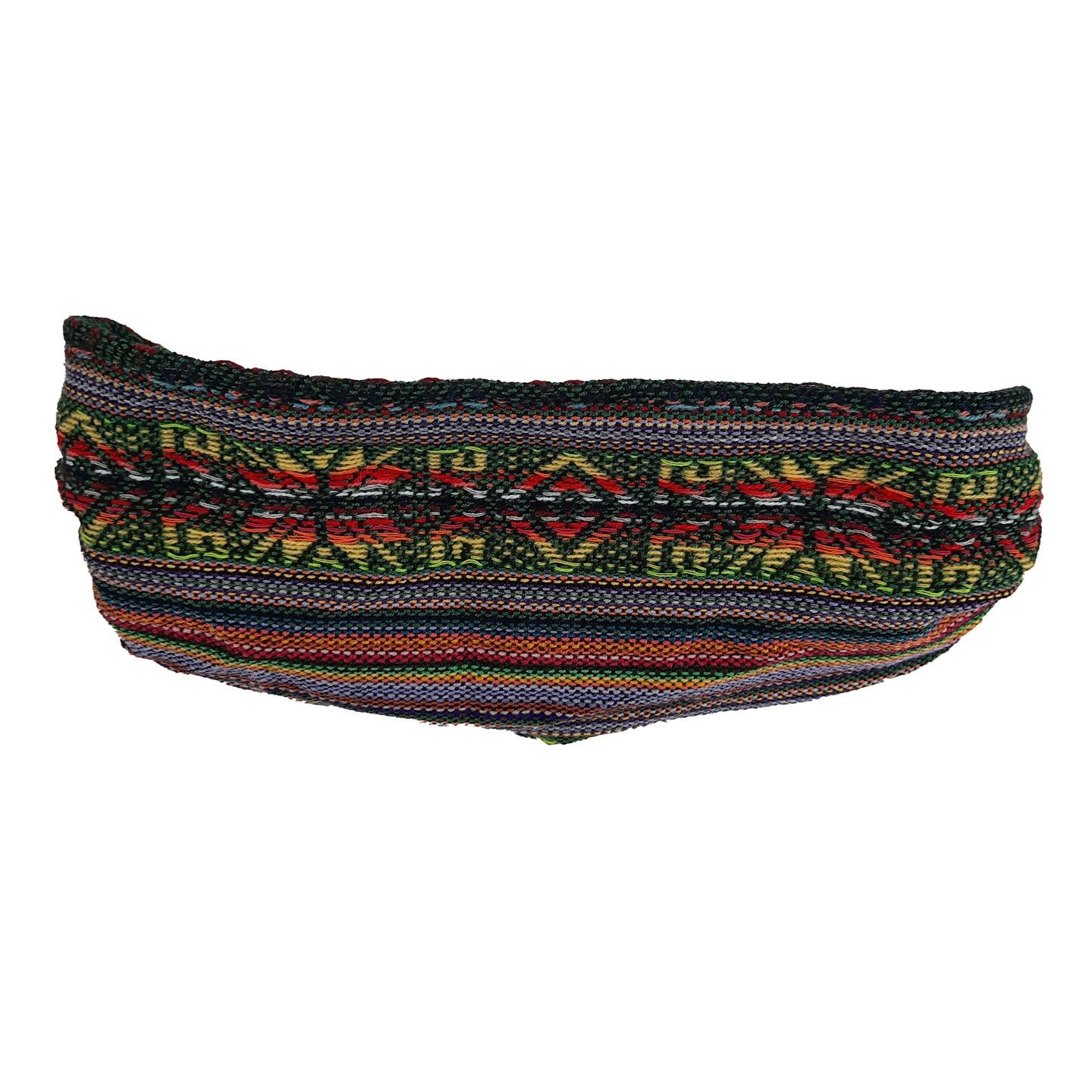 EXTRA LARGE Wide Boho Headband | Green Colorful