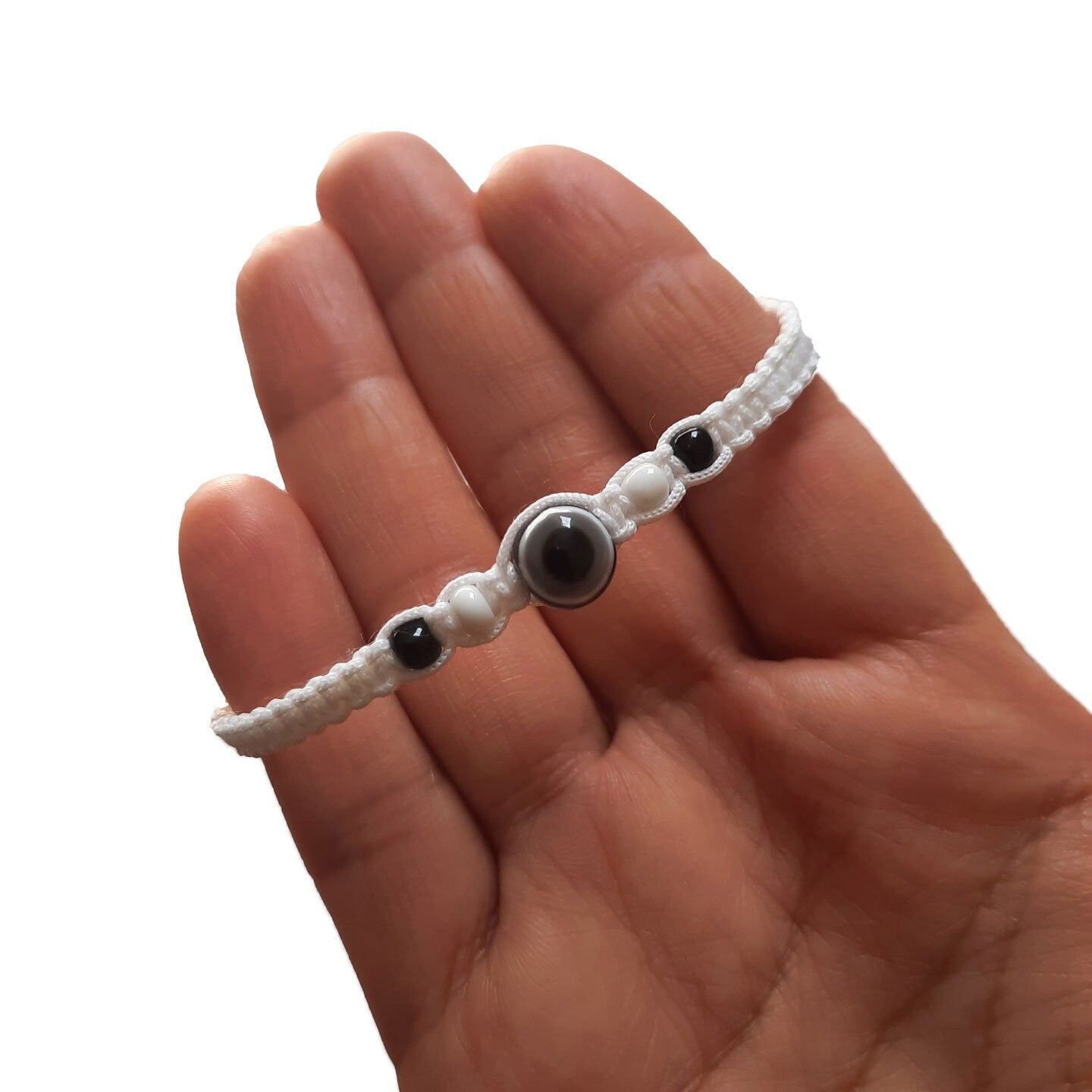 Adjustable Evil Eye Friendship Bracelet for Men or Women
